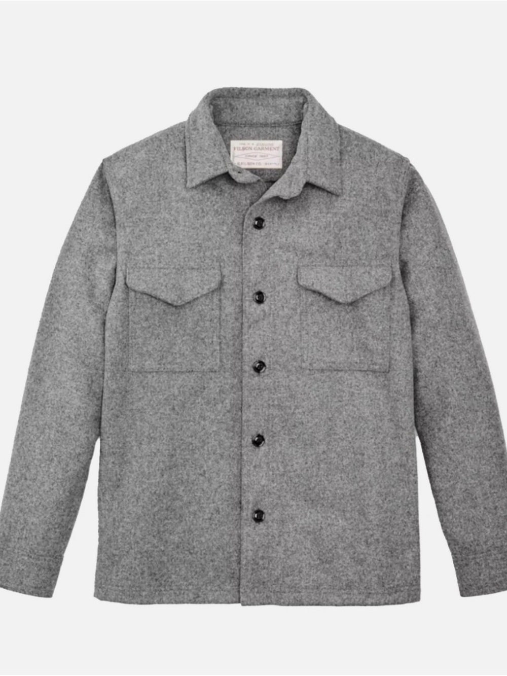 Filson Wool Jac Shirt - Light Heather Gray